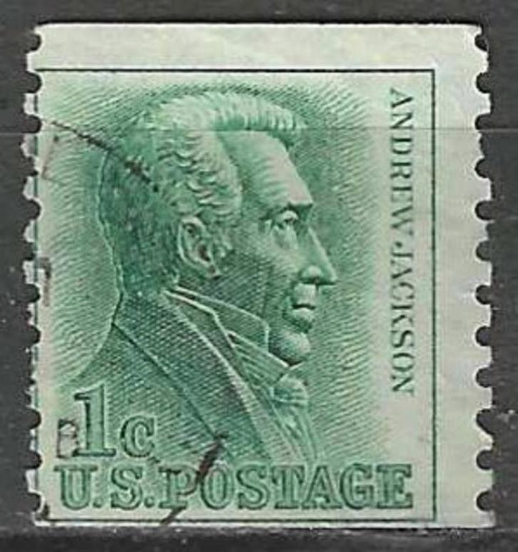 USA 1962/1963 - Yvert 740b - Andrew Jackson (ST), Postzegels en Munten, Postzegels | Amerika, Gestempeld, Verzenden
