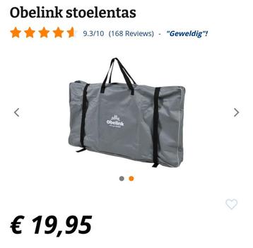 Obelink camper stoelen tas beschikbaar voor biedingen