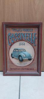 Prachtig authentiek houten pubbord Volkswagen Kever, Huis en Inrichting, Woonaccessoires | Tekstborden en Spreuken, Ophalen of Verzenden