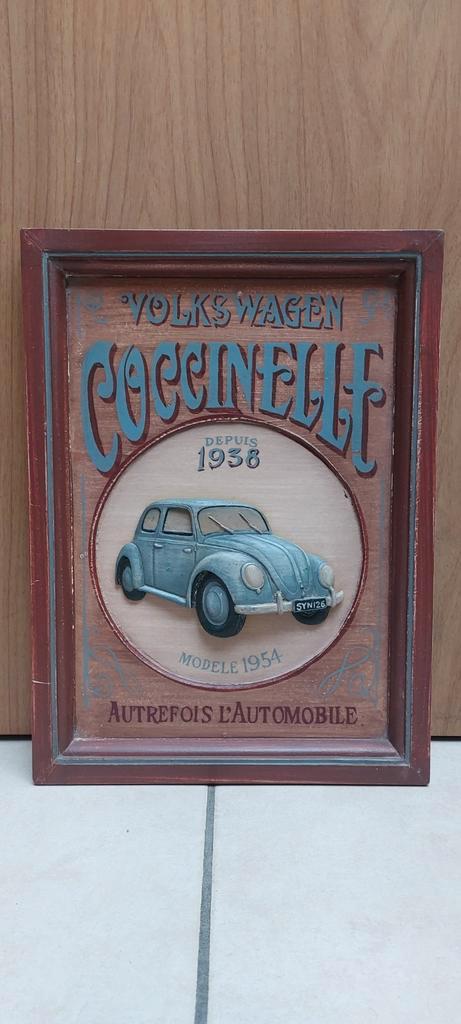 Belle enseigne de pub en bois authentique Volkswagen Beetle, Maison & Meubles, Accessoires pour la Maison | Tableaux à écrire & Proverbes