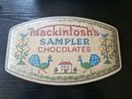 Boîte publicitaire "Sampler Chocolats" de Mackintosh., Collections, Utilisé, Enlèvement ou Envoi