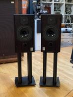 Harbeth Compact 7es-3 + stands, Audio, Tv en Foto, Ophalen, Gebruikt, Front, Rear of Stereo speakers