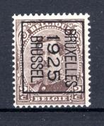 PRE109B MNH** 1925 - BRUXELLES 1925 BRUSSEL, Envoi