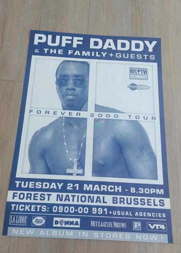 Affiche du concert de Puff Daddy, Enlèvement ou Envoi, Comme neuf