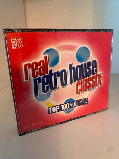 Real Retro House Classix Top 100 Volume 4 (uniquement 4 cds), Cd's en Dvd's, Cd's | Dance en House, Gebruikt, Boxset, Ophalen of Verzenden