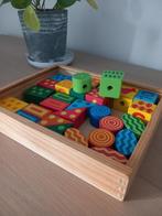 Houten doorrijg blokken met houten puzzel, Ophalen, Gebruikt, Overige typen