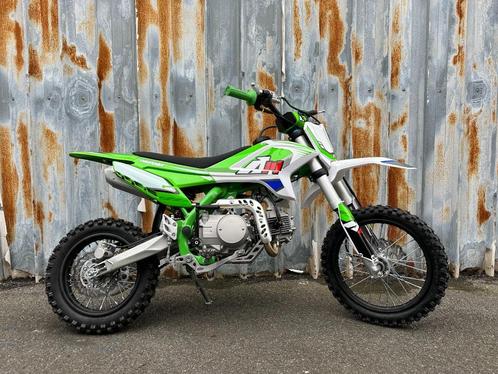 Nieuwe Groene Thunder dirtbike 125cc 14inch Superdeal, Fietsen en Brommers, Minibikes, Midibikes en Pitbikes, Nieuw, Dirtbike