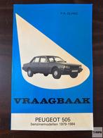 Vraagbaak Peugeot 505 Benzine 1979-1984 Nederlands, Ophalen of Verzenden