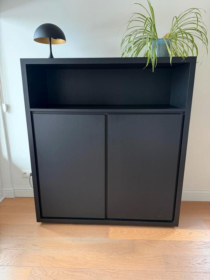 Charrell Kabinet Lexon Low/Open black mat, Maison & Meubles, Armoires | Armoires à chaussures, Comme neuf, Enlèvement