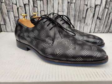 Floris van Bommel zwart/grijze schoenen heren - Mt 42,5 beschikbaar voor biedingen