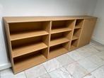 6 kasten houtlook beuk met of zonder deurtjes te gebruiken, Huis en Inrichting, Kasten | Boekenkasten, Met deur(en), Gebruikt
