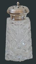 Geslepen kirstal en Silver suikerstrooier 1962, Ophalen of Verzenden