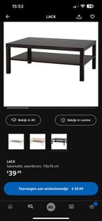 Salontafel van ikea, Ophalen, Zo goed als nieuw