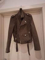 Biker jacket, Kleding | Dames, Jassen | Zomer, Ophalen of Verzenden, Zo goed als nieuw, Maat 38/40 (M), Groen