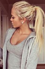 Ponytail blond extension, Ophalen of Verzenden, Zo goed als nieuw