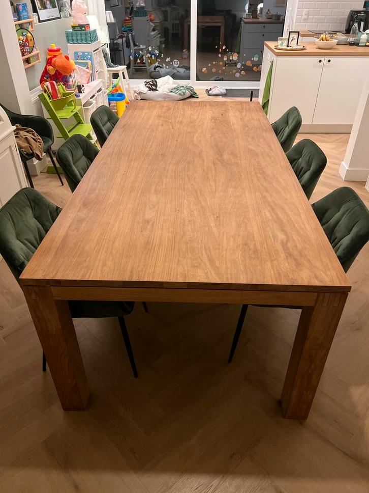 Grote en zware eettafel (moet zo snel mogelijk weg), Huis en Inrichting, Tafels | Eettafels, Gebruikt, 100 tot 150 cm, 200 cm of meer