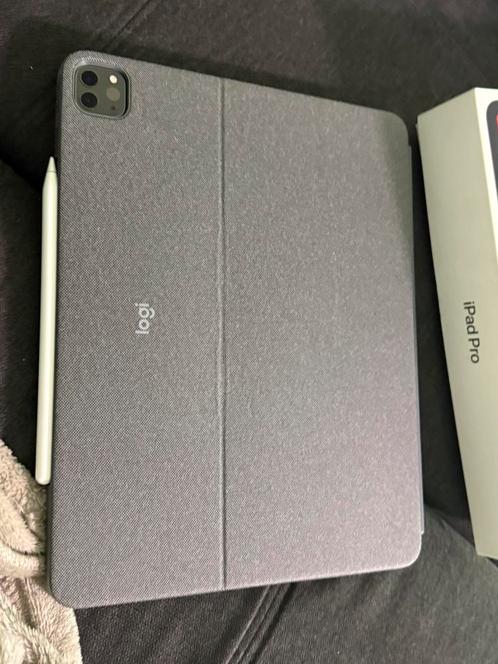 iPad Pro 12'9 4eme generation + clavier + pencil 2, Computers en Software, Apple iPads, Zo goed als nieuw, Apple iPad Pro, Wi-Fi