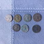 Zilveren munten lot Leopold 2 België 1901, Ophalen of Verzenden