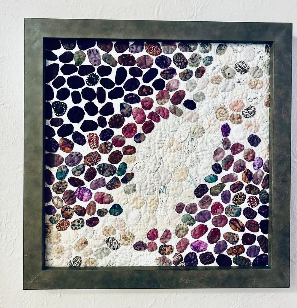 Uniek handgemaakt patchwork, Antiek en Kunst, Kunst | Schilderijen | Abstract, Ophalen