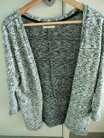 Cardigan ethnische print wit/zwart - Pieces - maat S, Wit, Ophalen of Verzenden, Zo goed als nieuw, Maat 36 (S)