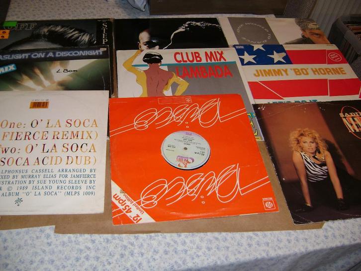 Lot maxisingles 45 T, Cd's en Dvd's, Vinyl Singles, Gebruikt, Maxi-single, Pop, 12 inch, Ophalen