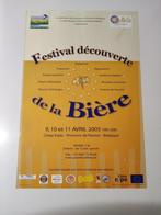 Affiche festival de la bière de 2005  60x40cm, Collections, Marques de bière, Amstel, Enlèvement ou Envoi