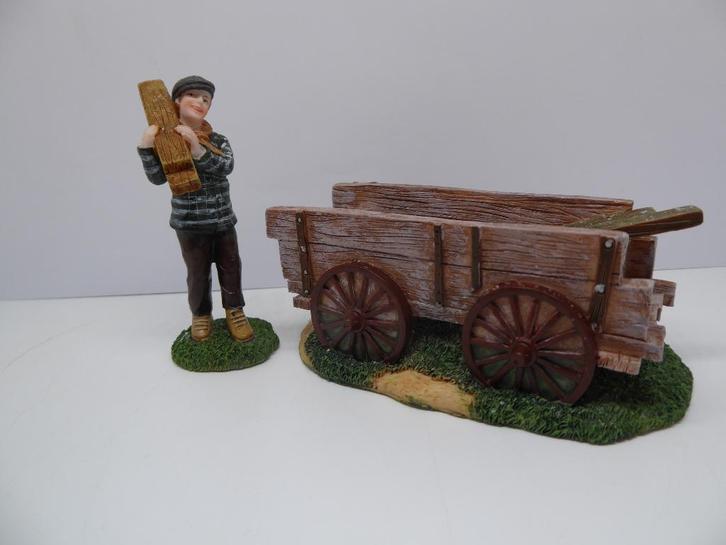 Objet Luville Homme transportant du bois - 601556, Divers, Noël, Comme neuf, Enlèvement ou Envoi