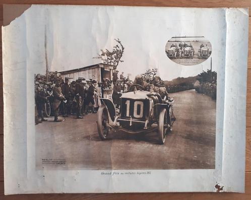 2 agrandissements photos - voitures DELAGE - courses 1908 et, Autos : Divers, Autos divers Autre, Enlèvement