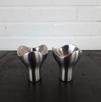 2x Bloom kandelaars Helle Damkjaer voor Georg Jensen, Enlèvement ou Envoi