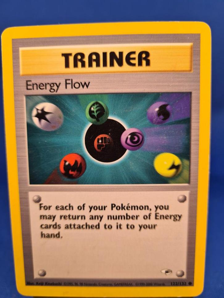 Energy Flow 122/132 - Gym Heroes, Hobby en Vrije tijd, Verzamelkaartspellen | Pokémon, Gebruikt, Verzenden