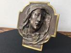 Bas-reliëf "Marie » in bronz, Antiek en Kunst, Antiek | Religieuze voorwerpen, Ophalen of Verzenden