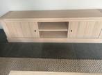 Tv kast massief hout, Huis en Inrichting, Kasten |Televisiemeubels, Ophalen, 150 tot 200 cm, Eikenhout, Minder dan 100 cm