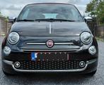 Fiat 500c 1.0 hybrid / 2020 / 59.000/ zwart met rood cabriod, Auto's, Fiat, Zwart, Elektrisch, Particulier, Te koop