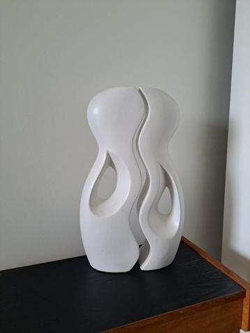 Organische biomorf Vaas (duo) 47cm beschikbaar voor biedingen