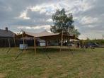 Stretchtent 10,5x10,5m, Jardin & Terrasse, Tonnelles, Enlèvement, Comme neuf, 8 mètres et plus, 6 mètres ou plus