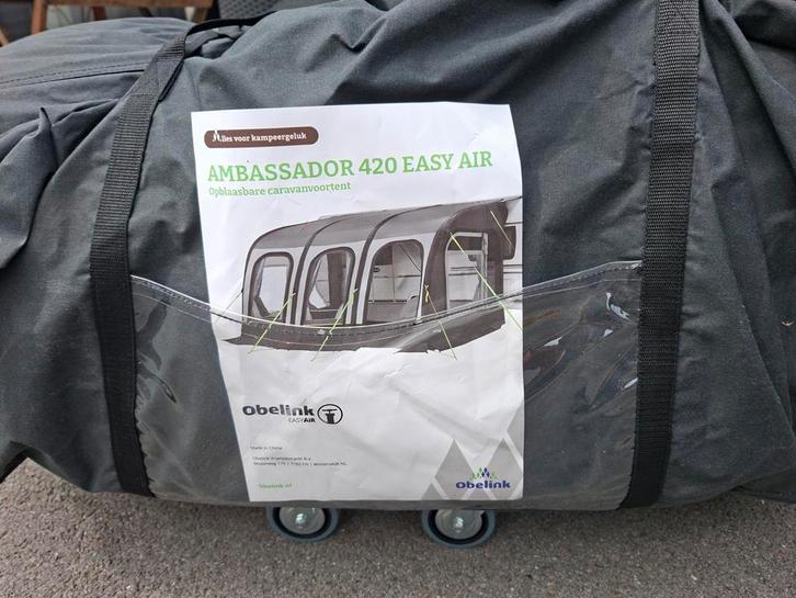 Auvent gonflable Obelink jamais utilisé, Caravanes & Camping, Tentes, Comme neuf, Enlèvement