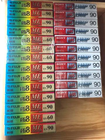 Sony,Fuji Hi-8 Video tapes(stuk of lot) beschikbaar voor biedingen