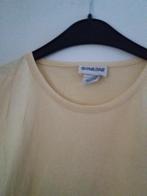 t-shirt femme grande taille couleur jaune, Jaune, Manches courtes, Porté, Taille 42/44 (L)