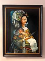 “Judith” door Boris Shapiro. 90x70 cm, Antiek en Kunst, Ophalen