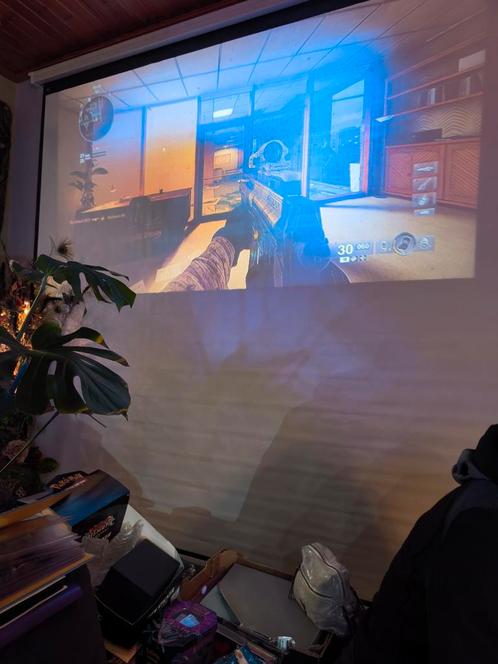 Projector scherm, Audio, Tv en Foto, Projectieschermen, Gebruikt, Handmatig, Ophalen