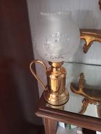 Antieke koperen lamp, Antiek en Kunst, Ophalen of Verzenden