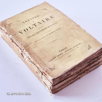 Théâtre de Voltaire, Tous les chefs d’œuvre dramatiques, 186 disponible aux enchères