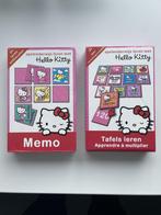 Spel om de tafels te leren + Memo van Hello Kitty, Ophalen of Verzenden, Zo goed als nieuw, Rekenen