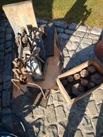 Oude bascule met 21 gewichten, Antiek en Kunst, Ophalen