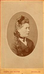 Foto carte de visite Betsy Gérin (jaren 1870-1880), Gebruikt, Foto, Ophalen of Verzenden, Voor 1940