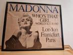 Originele Poster Madonna World Tour 1987, Ophalen of Verzenden