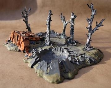 Warhammer 40k Battlescape crashed Rhino (2009) beschikbaar voor biedingen