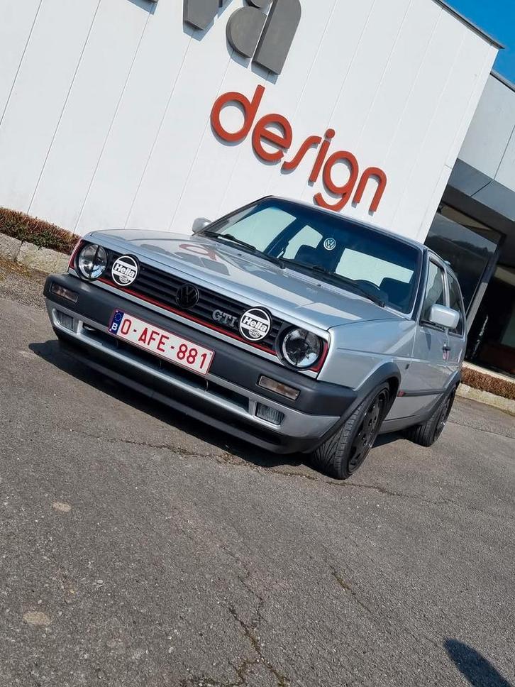 Golf 2 gti 8s, Auto's, Volkswagen, Particulier, Golf, Benzine, 3 deurs, Handgeschakeld, Zilver of Grijs, Zwart, Stof, Voorwielaandrijving