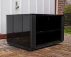 Zwart hoogglans TV-meubel – zeer goede staat, 25 à 50 cm, Hoogglans, Moins de 100 cm, Enlèvement