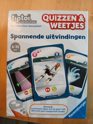 TipToi quizzen & weetjes  spannende uitvindingen beschikbaar voor biedingen